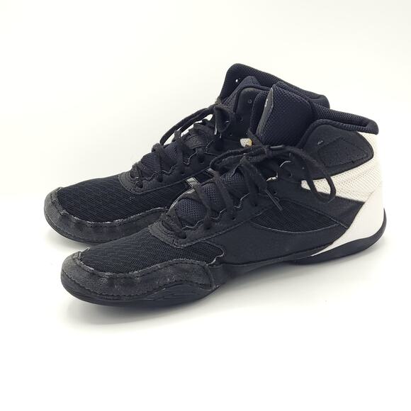 ASICS  Matflex 6 Wrestling Shoes Black white men\'s size 9 main image 7